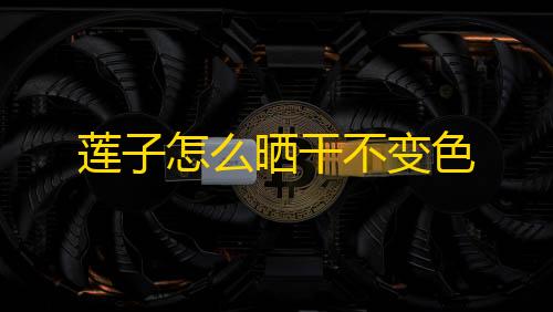 第五人格科技开挂器(免费)莲子怎么晒干不变色